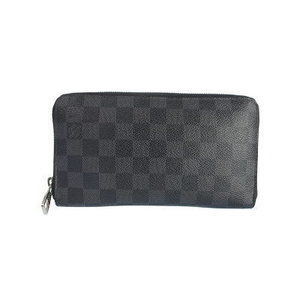Louis Vuitton Damier Graphite Black Zippy Organizer Zip Long Wallet